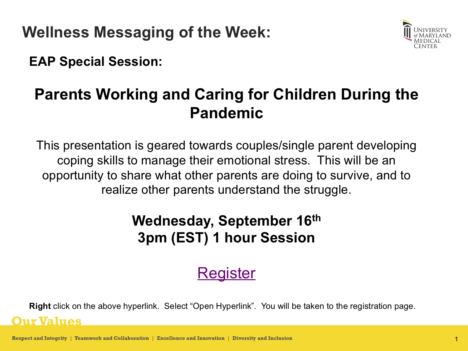 Parents Working and Caring for Children During the Pandemic